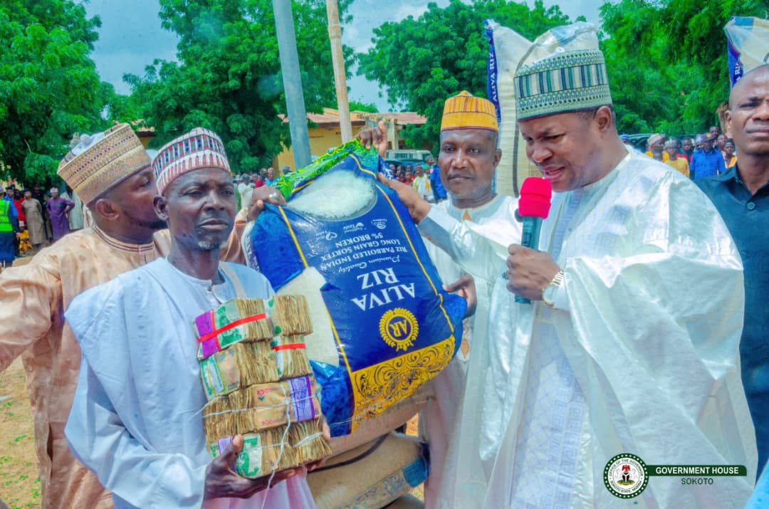 SOSG Disburses N69m, 210 Bags Of Rice To Victims Of Banditry