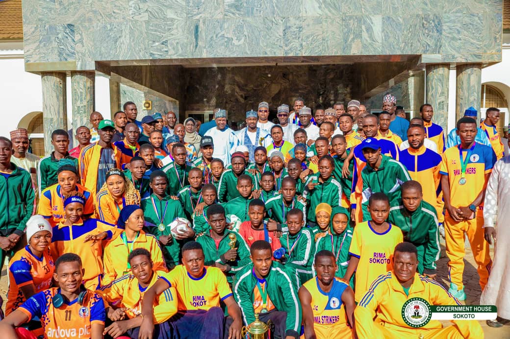 Sports: Gov. Aliyu Receives Victorious Sokoto Teams… Donates Bus