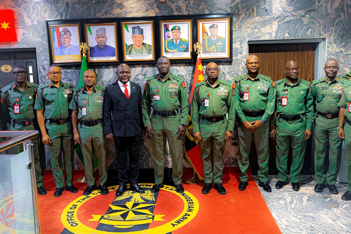 Defence Perm Sec Pays Familiarisation Visit To Army Headquarters